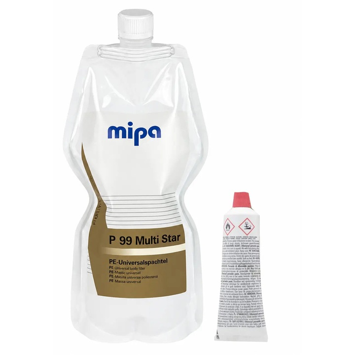 Mipa P99 Multi Star prémium autó gitt, töltő és simító - flexibilis tubus, 1Kg