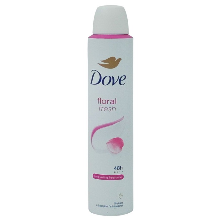 Izzadásgátló dezodor, Dove, 200 ml Floral Fresh