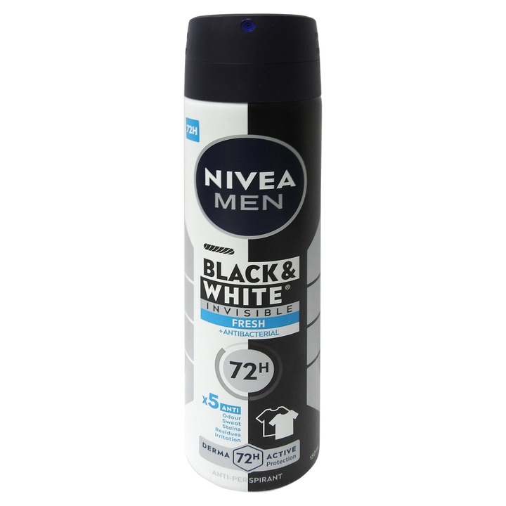 Izzadásgátló dezodor, Nivea, 150 ml Men Invisible Bw Fresh