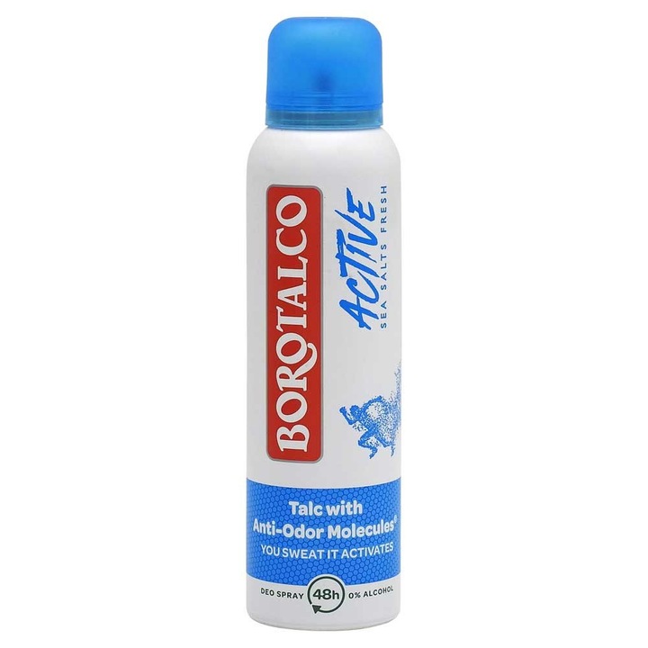 Антиперспирант дезодорант, Borotalco, 150 ml Active