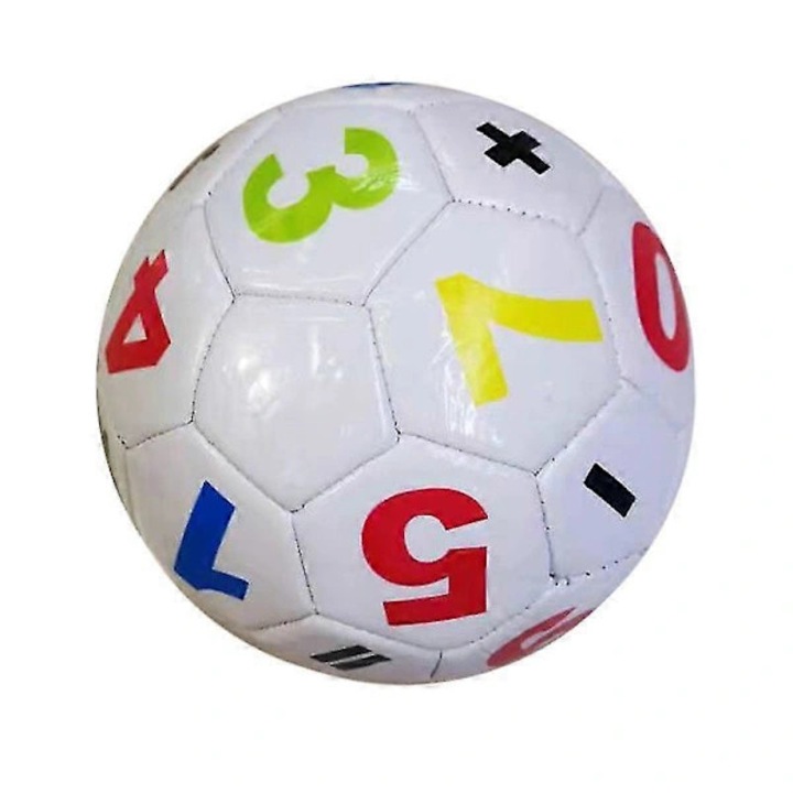 Focilabda, játéklabda gyerekeknek No. 2, PVC-ből, oktató számokkal nyomtatva, Többszínű, 15 cm átmérő, 1 db