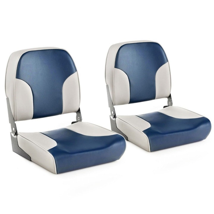 Set scaune pentru barca pliabile din PVC cu spuma confortabila si durabila