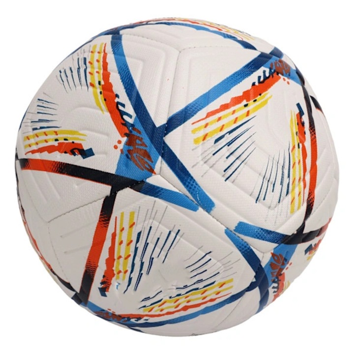 Minge fotbal antrenament PU elastica, marimea 4, multicolor, standard