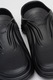 Crocs, Saboti unisex cu perforatii si model texturat Echo Wave, Negru, 39-40