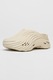 Crocs, Saboti unisex cu perforatii si model texturat Echo Wave, Bej deschis, 39-40