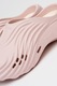 Crocs, Saboti unisex cu perforatii si model texturat Echo Wave, Roz pastel, 38-39