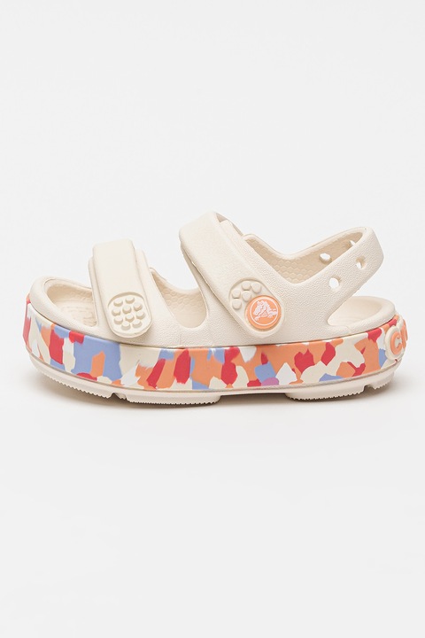 Crocs, Szandál foszforeszkáló részletekkel, Világosbézs