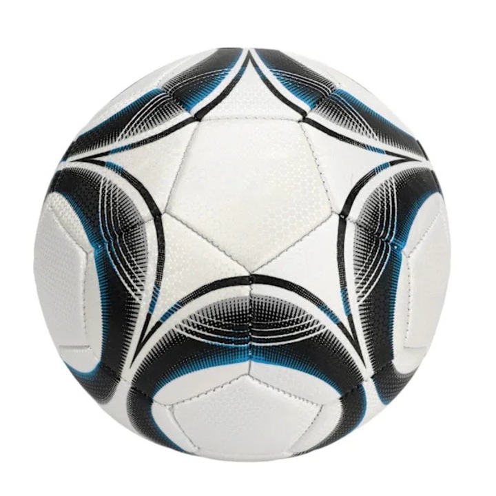 PVC futball labda, dupla rétegű, robbanásgátló belsővel és tartós nylon tekercseléssel, Többszínű, 4-es méret