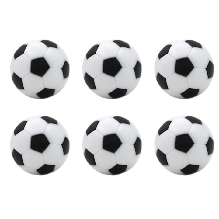 6 db mini focilabda készlet 32mm asztali foci játék kiegészítők