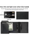 Портфейл RFID бифолд с автоматично изваждане и поставка за AirTag, червен, 9.5x6.5x1см, TangPin