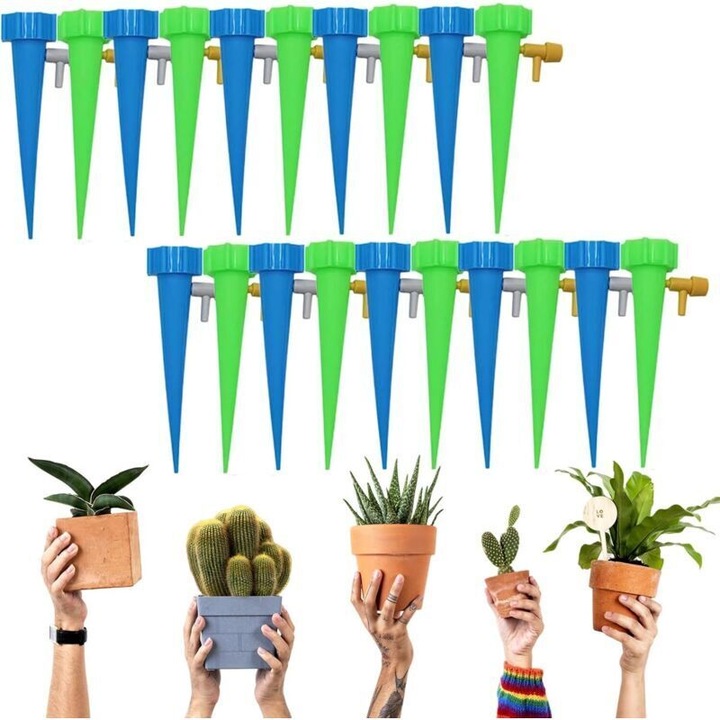 Kit irigare picurare 20 piese reglabil multicolor