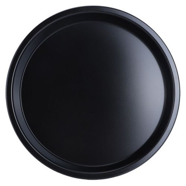 Tava pizza carbon, negru, 23x23cm, antiaderenta, rezistenta la temperaturi inalte