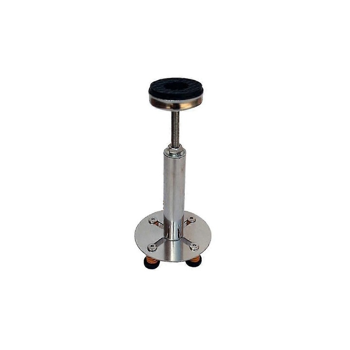 Suport pentru tocator de resturi/masina de macinat, din otel inoxidabil si cauciuc, reglabil 28-38 cm, cu amortizoare pentru reducerea vibratiilor