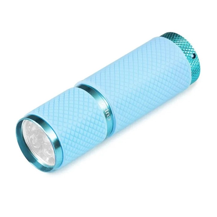 Lampa LED de unghii tip lanterna 9W Albastru pentru Ingrijire Profesionala