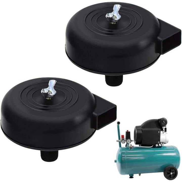 Csendes levegőkompresszor szűrő 1/2PT 20mm, 2 db-os készlet