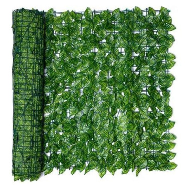 Plasa gard artificial, 0.5x3m, verde