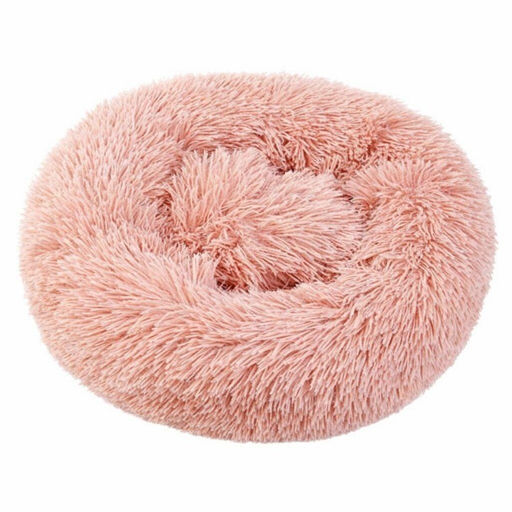 Patut pentru animalute, baza antiderapanta, plus, roz, 60 cm