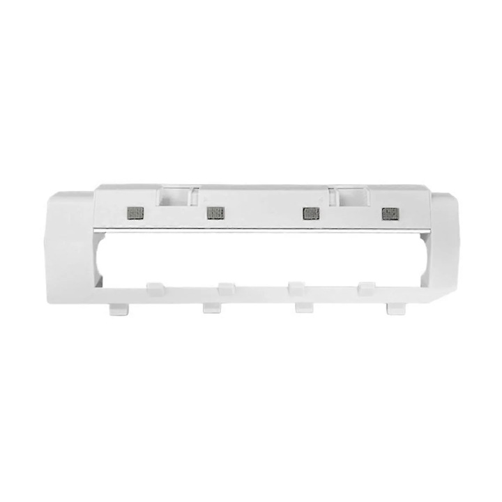 Főkefe fedél/borítólemez kompatibilis S6/P10/P10 Max/Q (Qrevo MaxV, Qrevo S, Q Pro) modellekkel, műanyag, szerszámmentes telepítés, tömítés a padlóvédelem és karcolásgátlás érdekében, fehér, 1 db