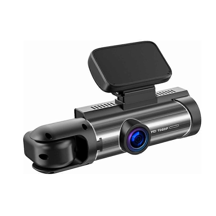 Autós DVR kamera, 1080P, infravörös éjjellátó, 310°-os látószög, fekete