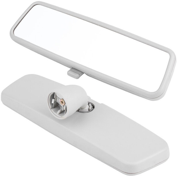 Oglinda retrovizoare interioara auto 3B0857511G pentru B5/MK4 1999-2005, carcasa din plastic robust, sticla foarte clara, 25x7 cm, Multicolor, 1 bucata