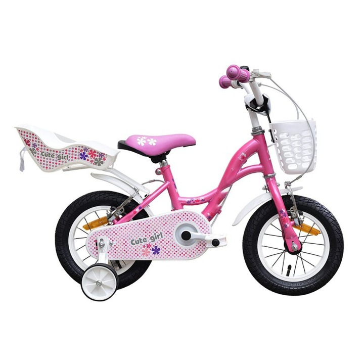 Bicicleta pentru copii, 16“, BIC16ROZ (roz)
