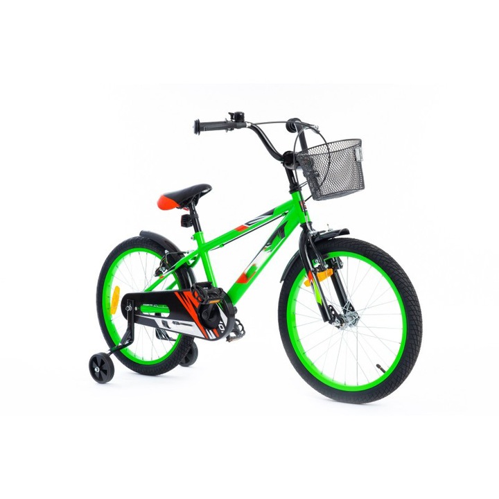 Bicicleta pentru copii, 16“, BIC16V (verde)