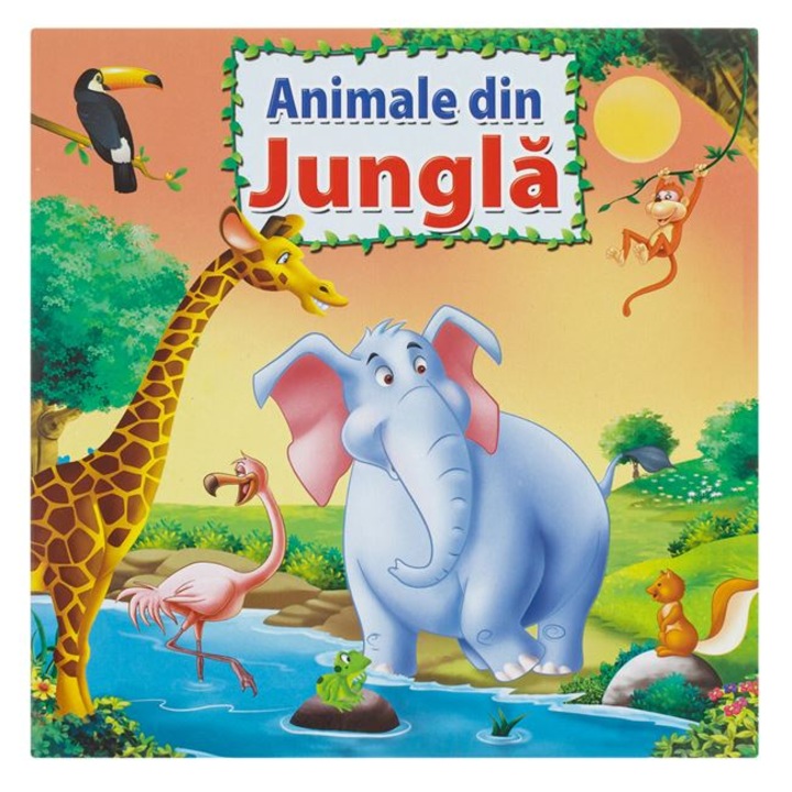 Könyv gyerekeknek „Dzsungel Állatok” - 8F