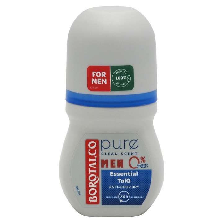 Дезодорант, Borotalco, Рол-он 50 ml Men Dry Pure Talq