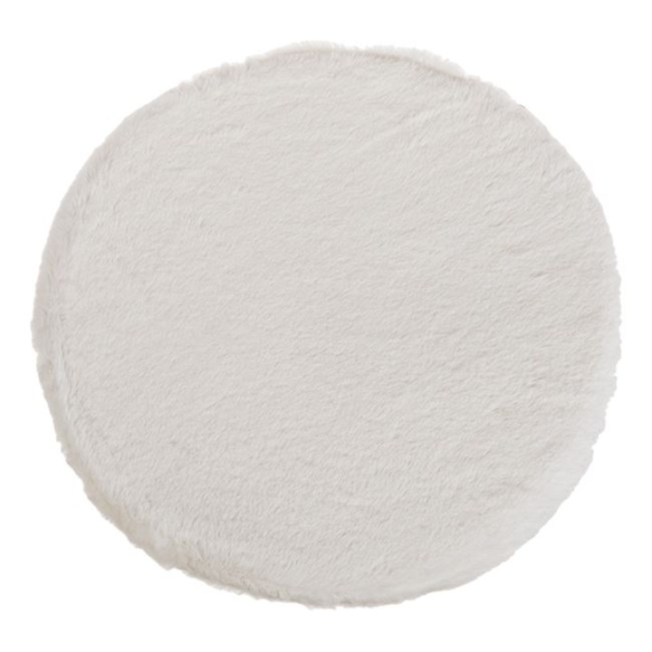 Perna pentru Scaun de Iarna din Blana Artificiala Alba Ø38cm
