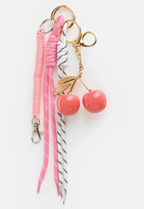 Kulcstartó Charm Rózsaszín Cseresznye 16cm
