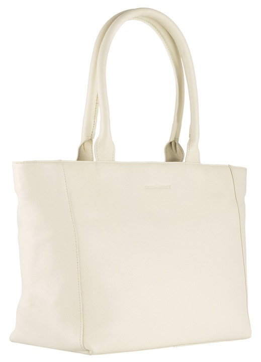 Geanta umar dama piele naturala 46 x 28, Vegas, Greenburry, Crem, 46 x 28 x 17 cm