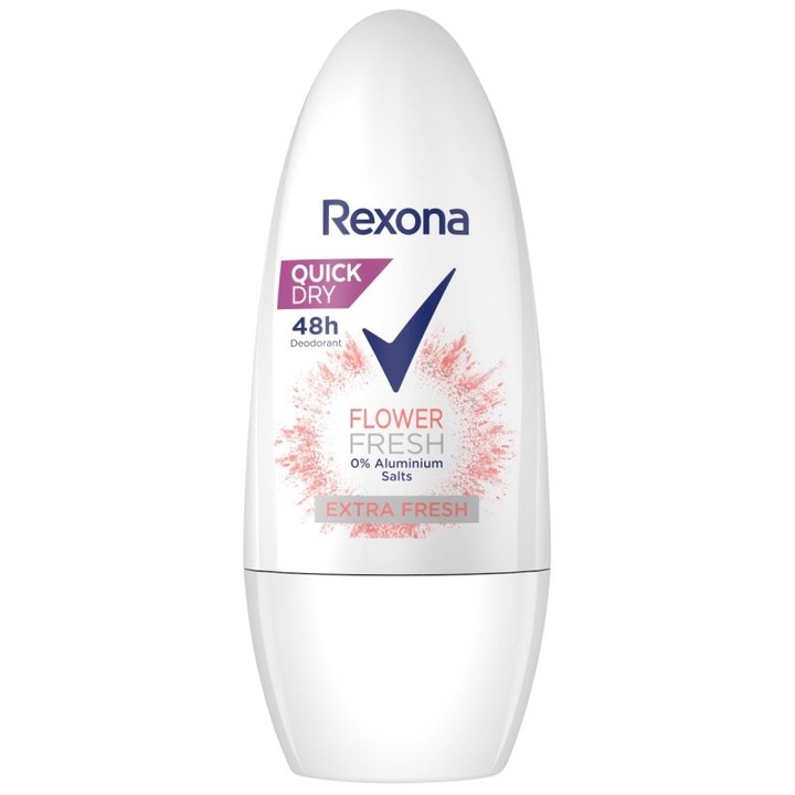 Рол-он антиперспирант, Rexona, 50 ml Flower Fresh