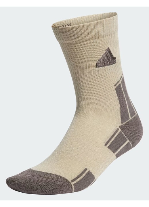 Adidas, Hosszú szárú Tech Socks COLD.RDY zokni akrilból és újrahasznosított poliészterből, COLD.RDY szigetelés, párnázás a lábujjaknál és a saroknál, boltozati támasz, hímzett logó, Szürke/Antracit, 34-36
