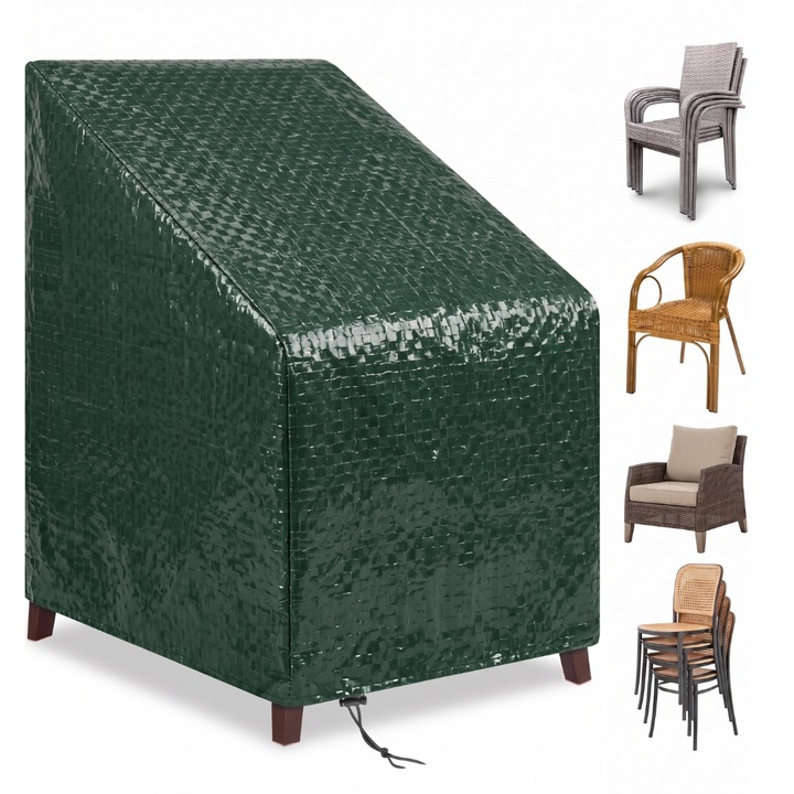 HUSA DIN PRELATA PENTRU SCAUNE DE GRADINA 66x66x66 – Husa de protectie pentru scaune si fotolii