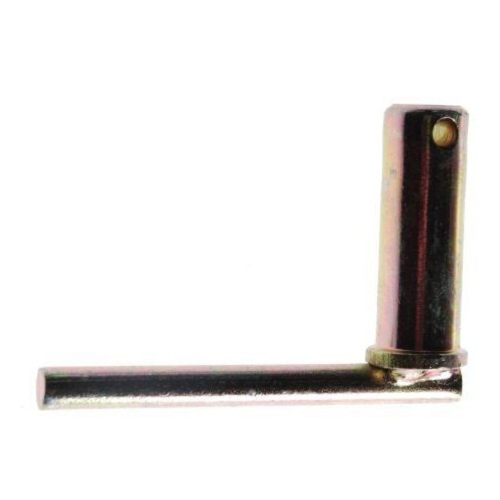 Biztonsági stift (csavar, tüske) C-385 vonóhorog tartóhoz, horganyzott, rögzítő furattal, fém, 1 db
