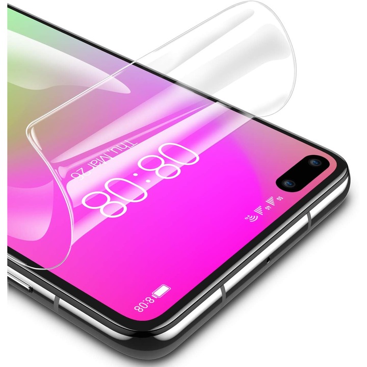 Set 3 folii protectie Huawei P40, transparent, 148.9x71.06x8.5mm