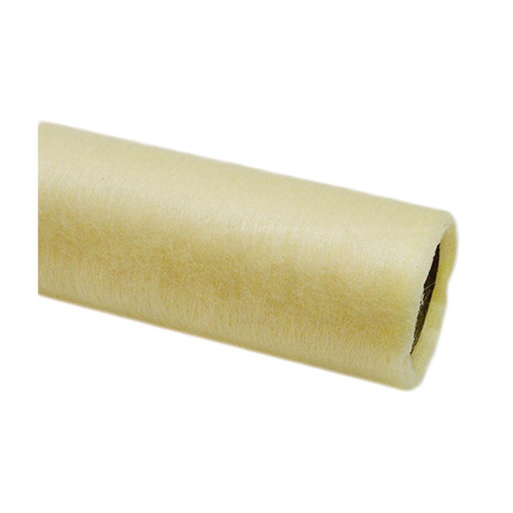 Dekoratív flíz, virágdekorációs anyag, 50 cm x 10 m, ekrü, 1 tekercs