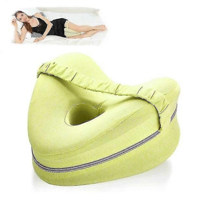 Perna ortopedica pentru corp, inima verde, spuma, 40x60cm