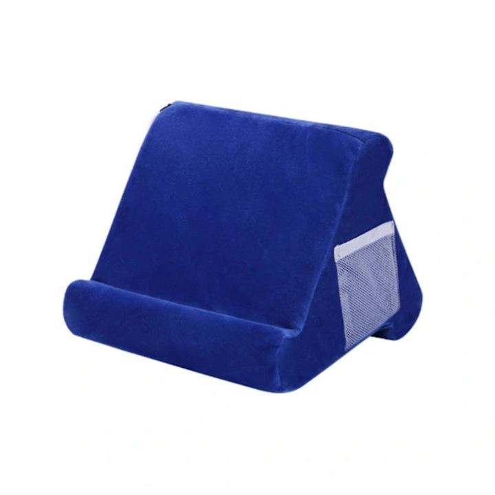 Suport perna pentru tableta, 3 unghiuri, albastru, 23x23x20cm