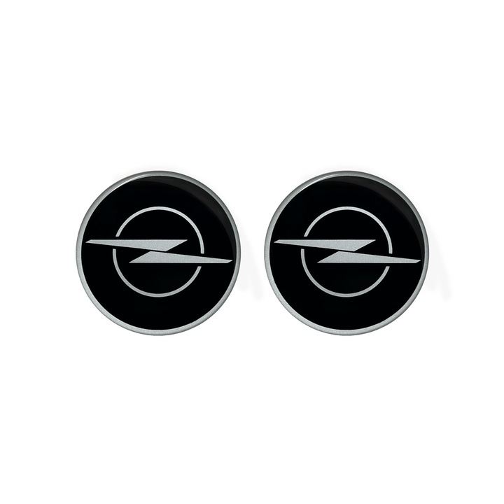 3D matrica Opel hivatalos fekete embléma 21 mm
