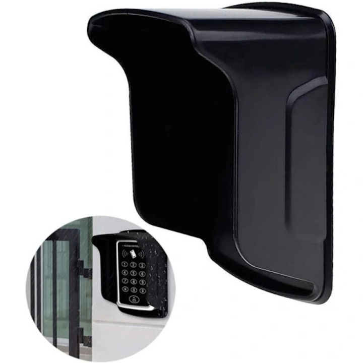 Capac ploaie rezistent pentru tastatura RFID si sonerie, 13.5x9 cm, protectie UV, impermeabil