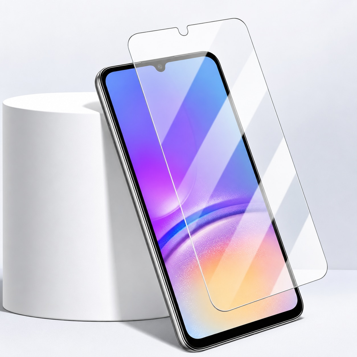 Set 2 Folii Sticla Müller® Transparente, Tempered Glass, pentru Samsung Galaxy A16, include Set Curatare si 3 Stickere Müller® pentru Indepartare Praf Display/ Ecran din Sticla