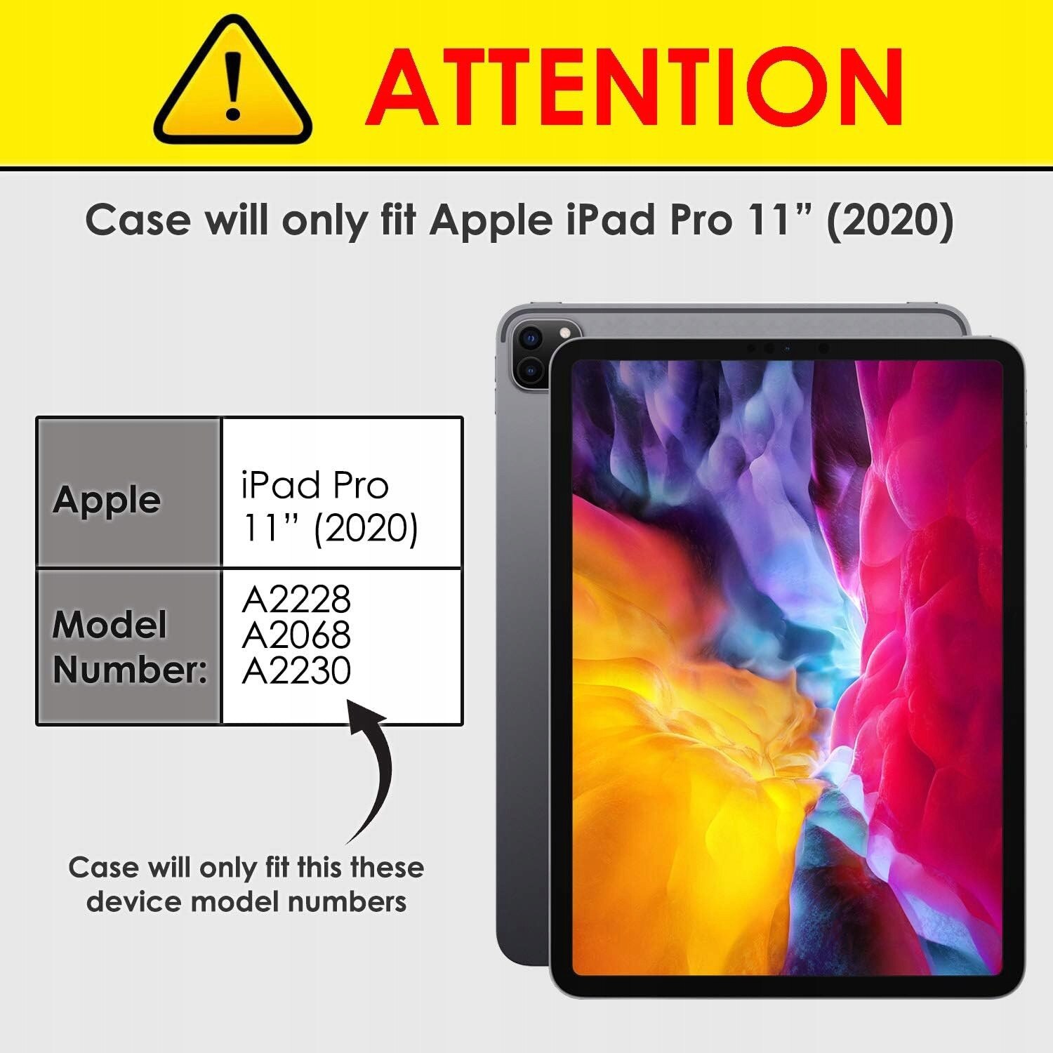 Etui pentru iPad Pro 11 (3/4 gen) si iPad Air (4/5 gen), textil, compatibil cu modelele A2759/A2761/A2435/A2377/A2459/A2301/A2588/A2589/A2591/A2324/A2072/A2325/A2316, cu buzunar pentru accesorii si inchidere, Rosu, 1 buc
