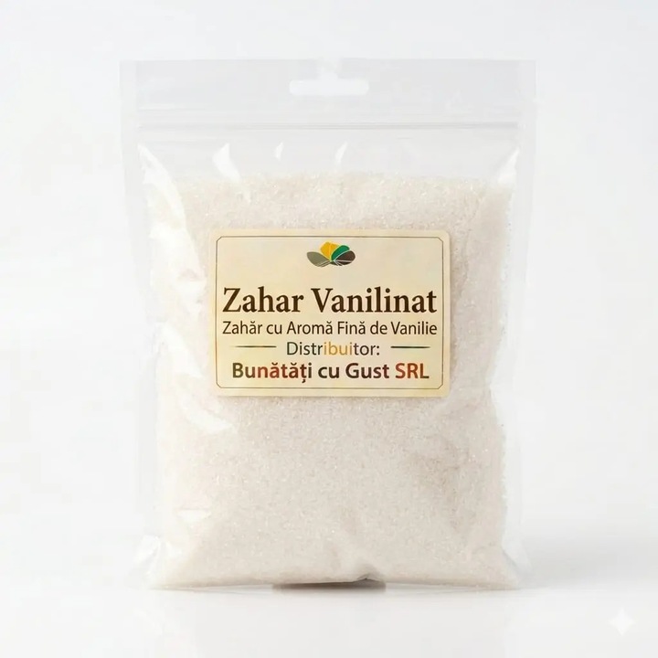 Zahar vanilinat 500 g – pentru deserturi si produse de patiserie