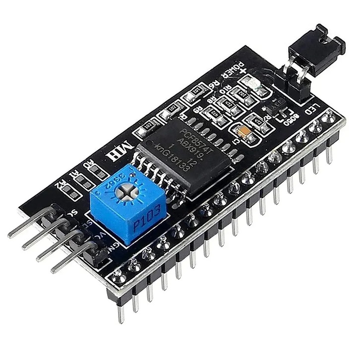 I2C Soros Interfész Modul LCD Adapter PCF8574 Konverter Modul