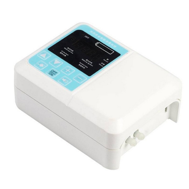 Dispozitiv automat irigare gradina cu timer si incarcare solara, irigare prin picurare, pentru ghivece