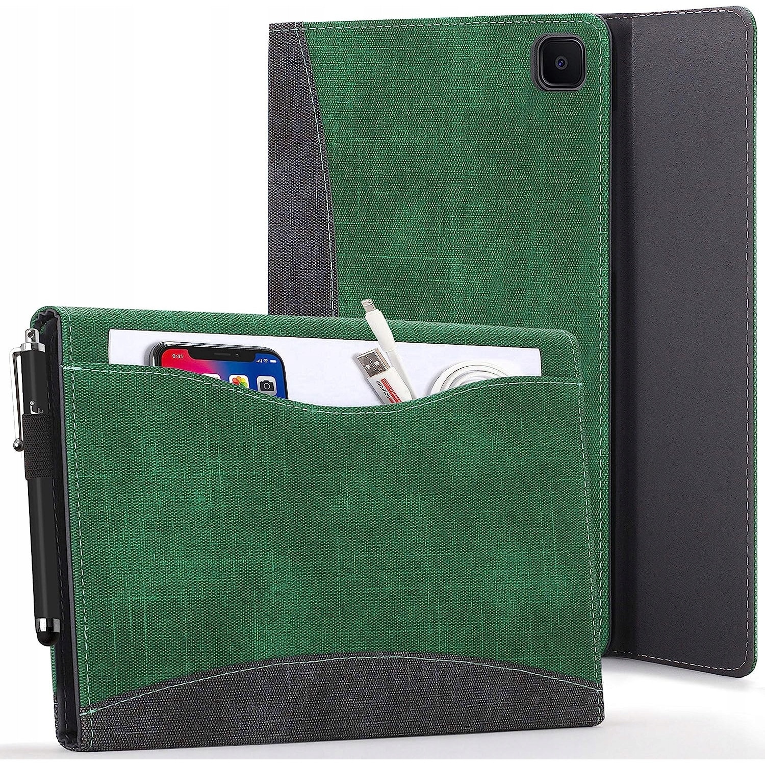 Husa tableta inchisa verde 247.6x157.4x7mm