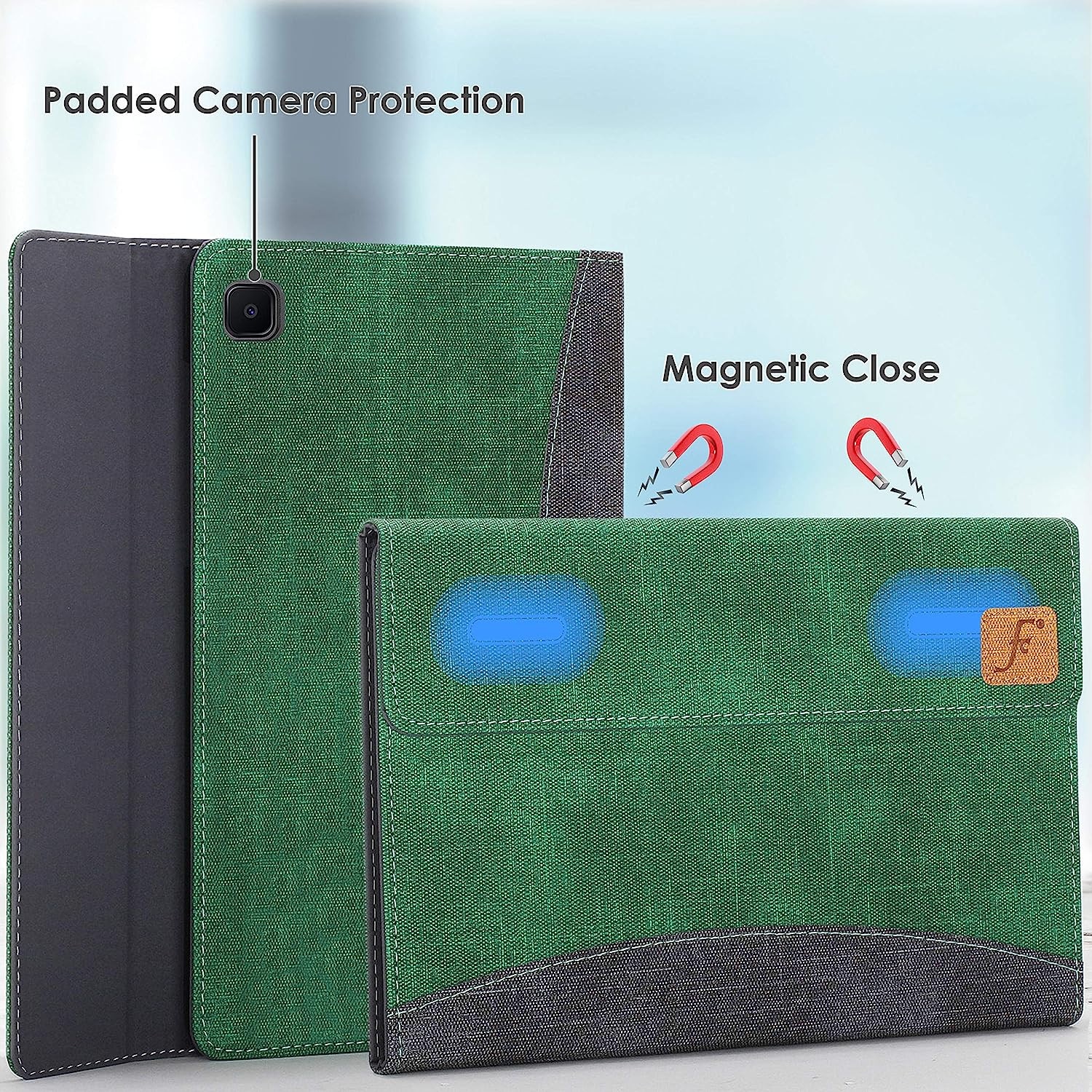 Husa tableta inchisa verde 247.6x157.4x7mm