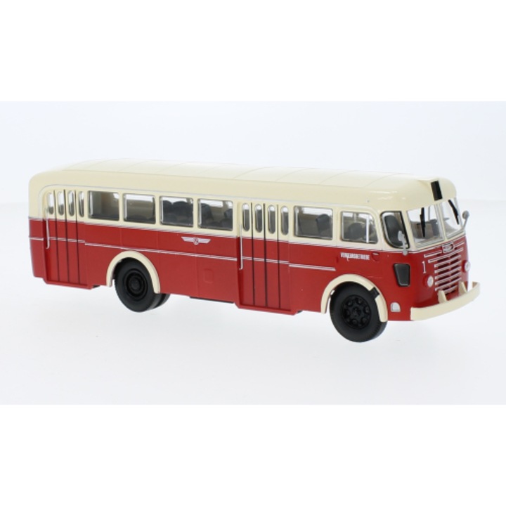 Macheta Autobuz Ikarus 60 rosu/crem - 1/43 Premium Classixxs
