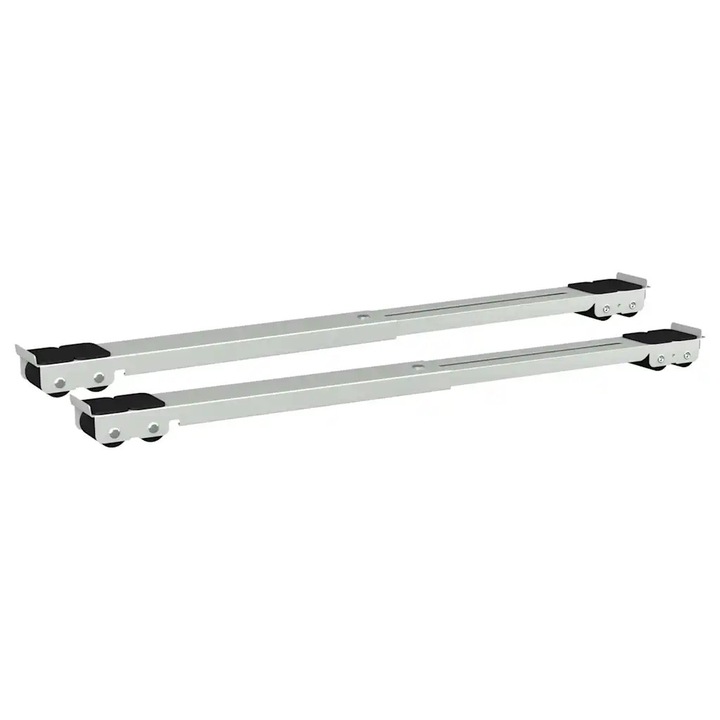Suport pentru masina de spalat 2 pcs vidaXL, Argintiu 72 x 5 x 4, 5 cm